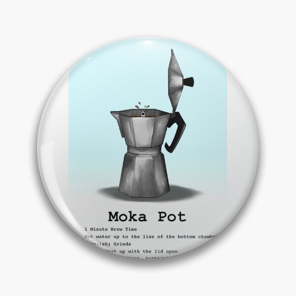 Item preview, Coffee Flashcards - Moka Pot (Blue) designed and sold by Technomancer-01.