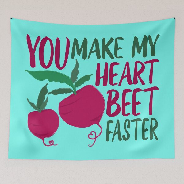 Item preview, Vegetable Puns You Make My Heart Beet Faster designed and sold by Punderstandable.