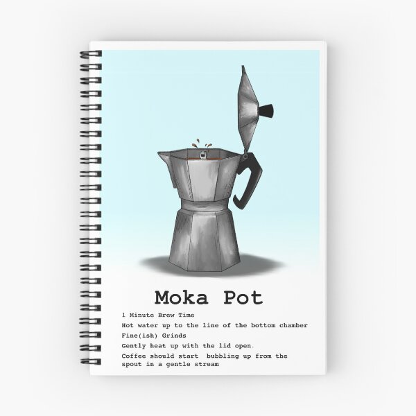 Item preview, Coffee Flashcards - Moka Pot (Blue) designed and sold by Technomancer-01.