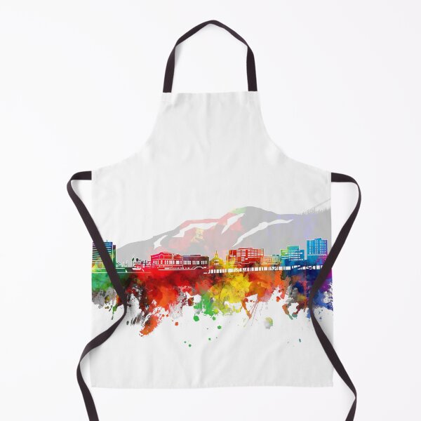 Item preview, juneau skyline watercolor designed and sold by BekimART2.