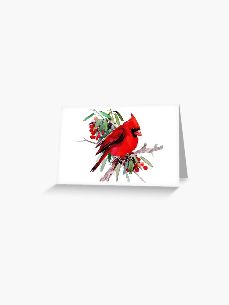 Red Cardinal Graphic T-Shirt for Sale by surenart