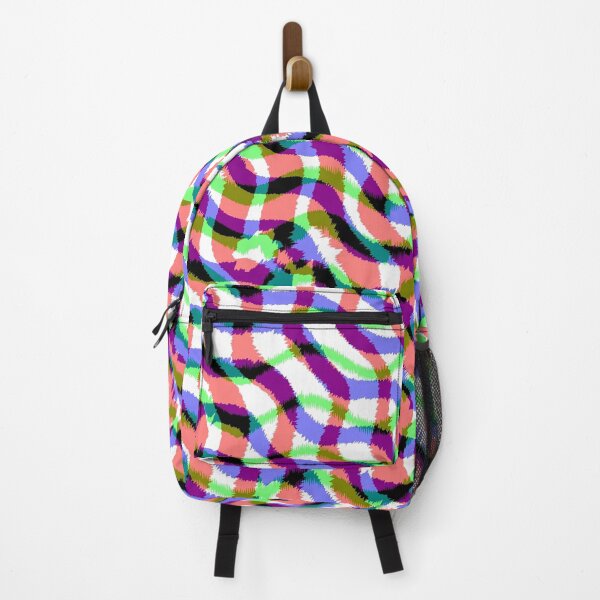 Item preview, Digital modern graphic pattern colorama lines waves designed and sold by Joie-et-Poesie.