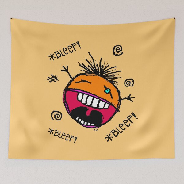 Item preview, *BLEEP! *BLEEP! *BLEEP* orange you angry? designed and sold by RawSunArt.