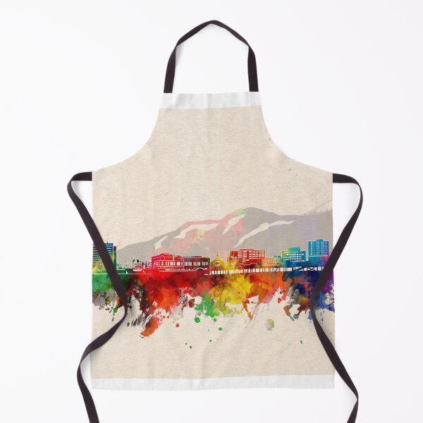 Item preview, juneau skyline watercolor 2 designed and sold by BekimART2.