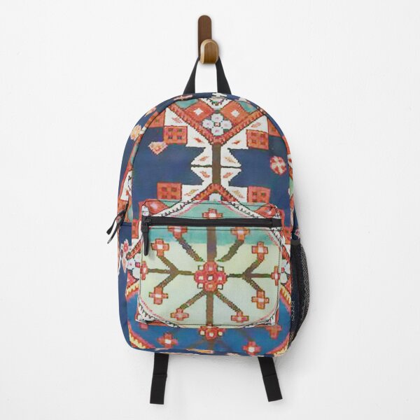 Item preview, Kazak Vintage Caucasian Rug Print designed and sold by Vicky Brago-Mitchell®.