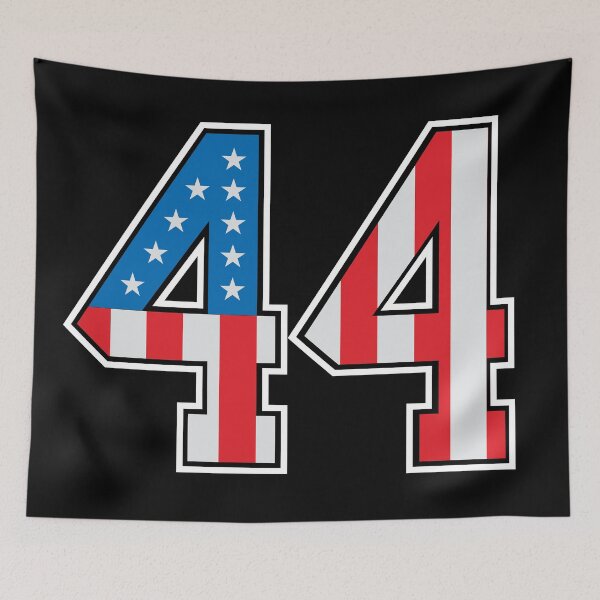Item preview, 44 American Classy Numbers forty-four United States Flag designed and sold by Urosek.