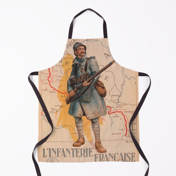 Item preview, French infantry - 1915 WWI Poster designed and sold by retrochoose.