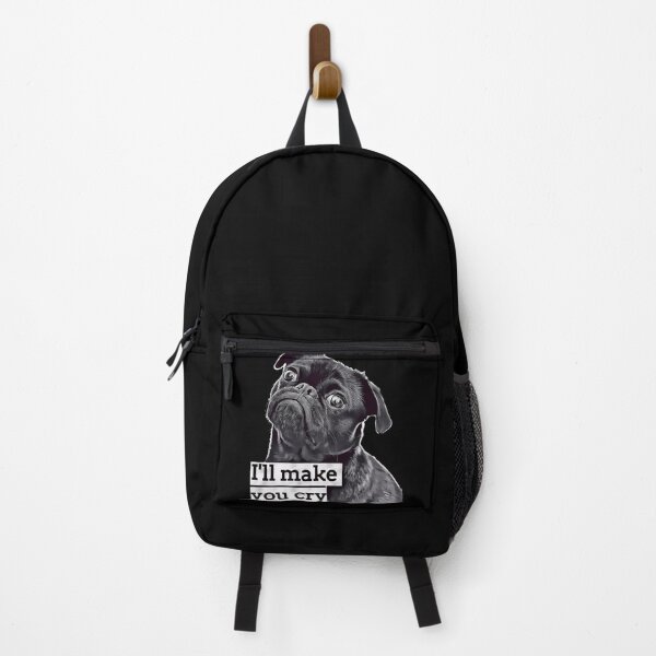 Item preview, Pug Face Crazy Dog Mom Meme - Serious Pug Dog Face designed and sold by Schka.