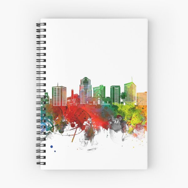 Item preview, tucson skyline watercolor designed and sold by BekimART2.