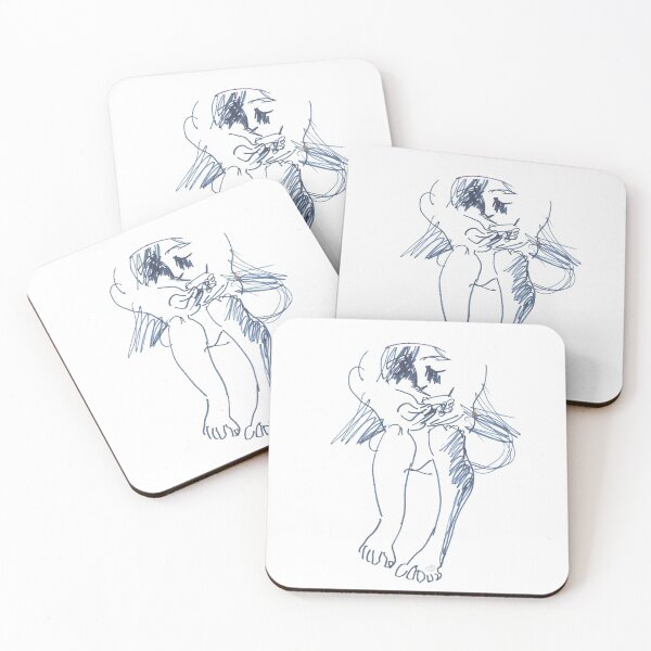 Item preview, Sitting Angel (Drawing by ACCI) designed and sold by VanyssaGraphics.