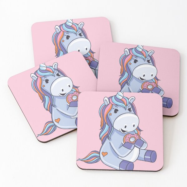 Item preview, Cute Unicorn Eating a Donut designed and sold by SLAG-Creative.