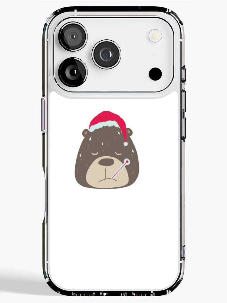 Thumbnail 1 of 5, iPhone Case, Bear Sticker designed and sold by RityCreation.