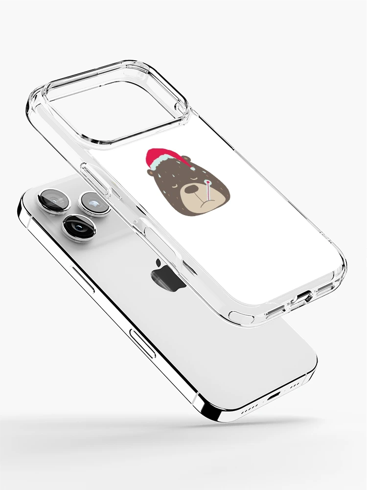 Thumbnail 2 of 5, iPhone Case, Bear Sticker designed and sold by RityCreation.