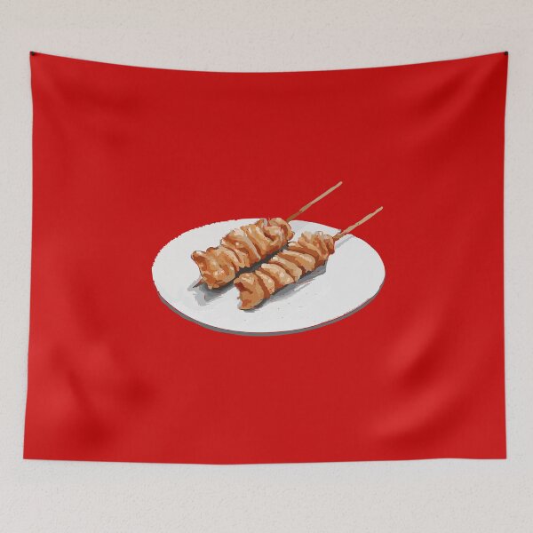 Item preview, Skewers Meal, Gift idea for Kebabs lover designed and sold by Stickow.
