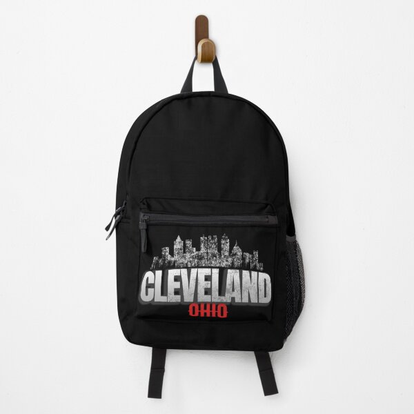 Item preview, Cleveland Ohio Skyline Distressed Vintage Cle Oh Cityscape Architecture designed and sold by WillPowerApp.