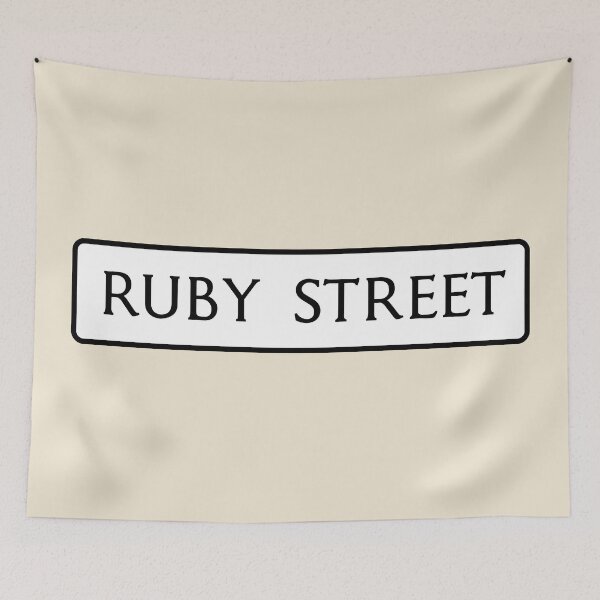 Item preview, NDVH Ruby Street designed and sold by Nik’s T-Shirts.
