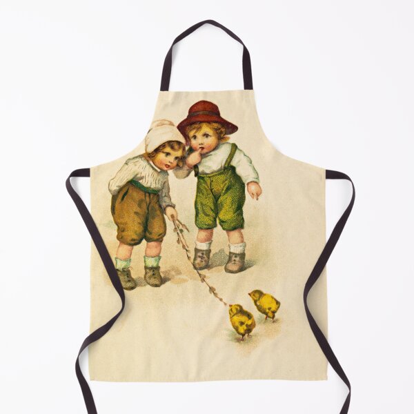 Item preview, Vintage Easter Postcard: Children Playing with Chicks designed and sold by The Great  Art.