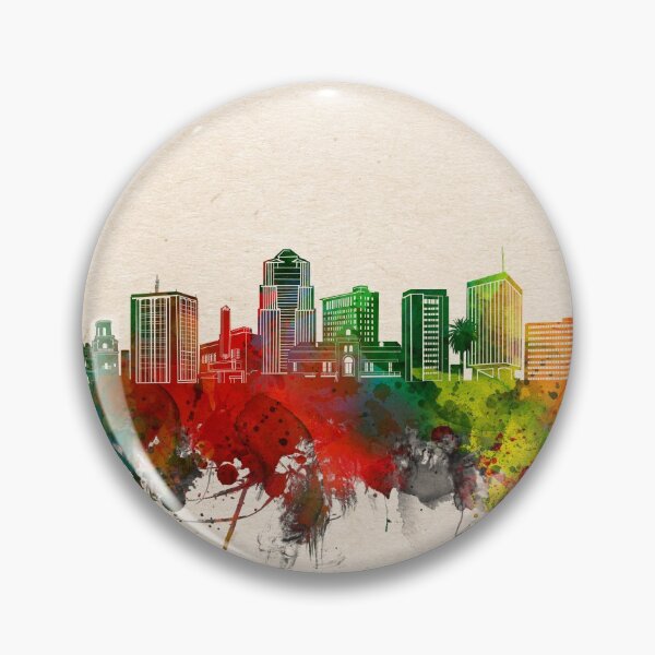 Item preview, tucson skyline watercolor 2 designed and sold by BekimART2.