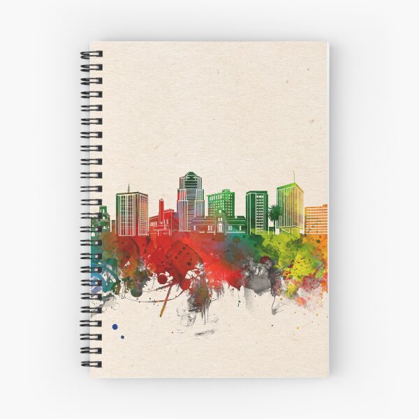 Item preview, tucson skyline watercolor 2 designed and sold by BekimART2.