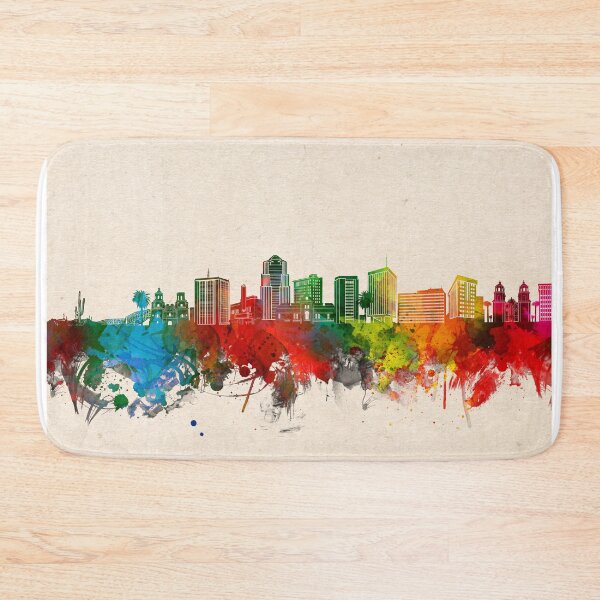 Item preview, tucson skyline watercolor 2 designed and sold by BekimART2.