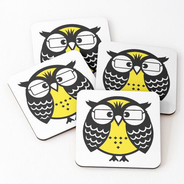 Item preview, Owl with glasses designed and sold by frail.