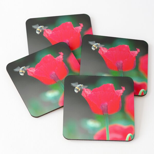 Item preview, Red Poppy and Bee designed and sold by Mandy Collins.