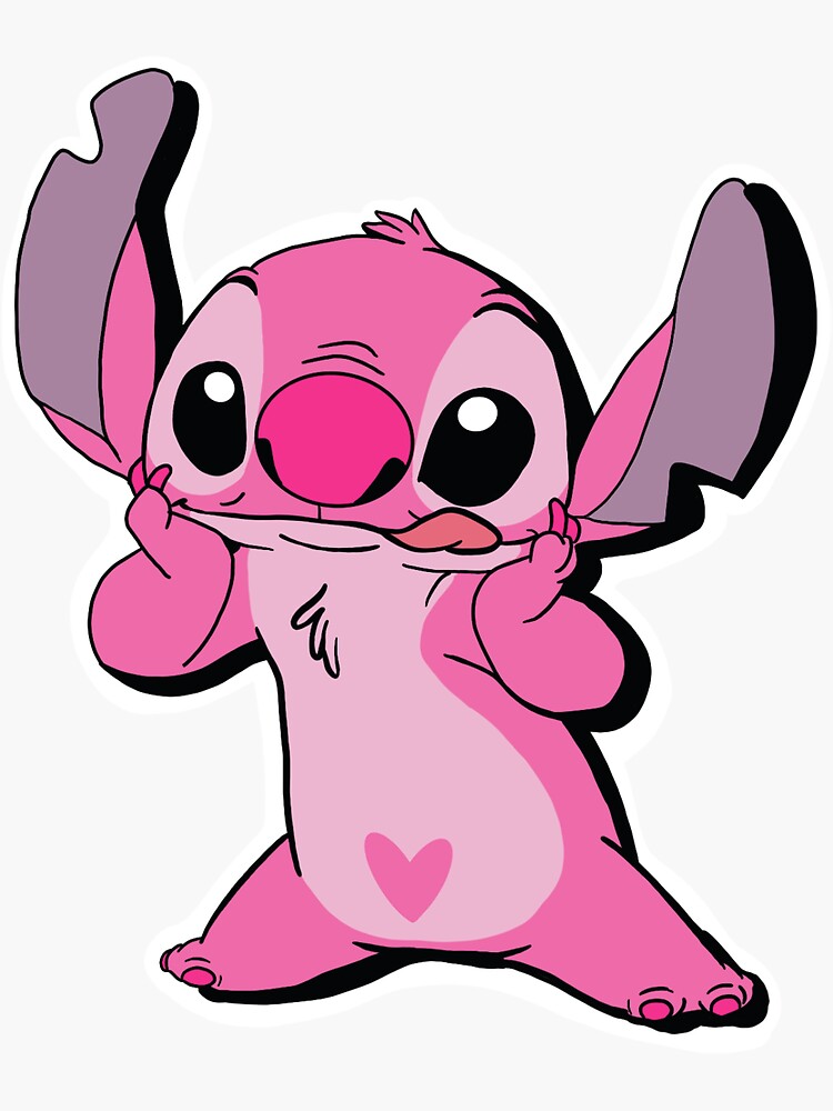 "Pink Stitch" Sticker for Sale by allinikles Redbubble