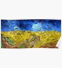 Vincent van Gogh Wheatfield with Crows Poster