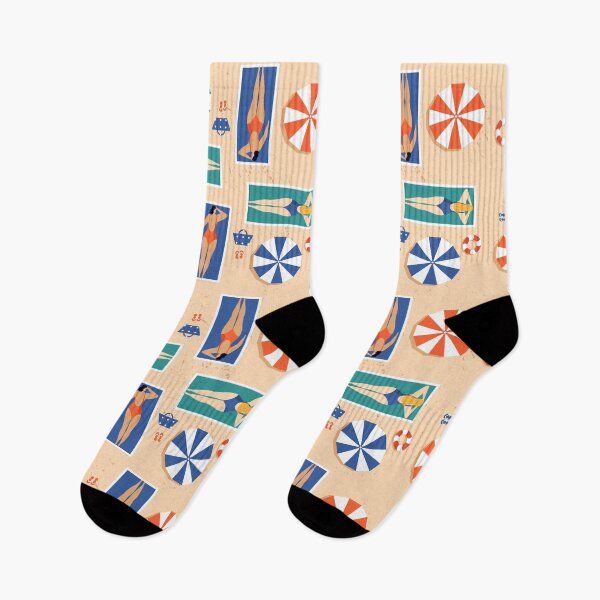 Item preview, Vintage Summer Beach Sands Pattern designed and sold by SLAG-Creative.