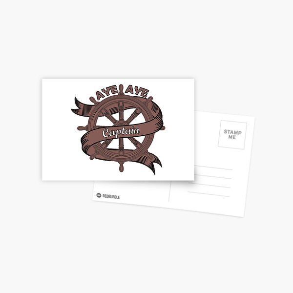 ay captain Postcard ay