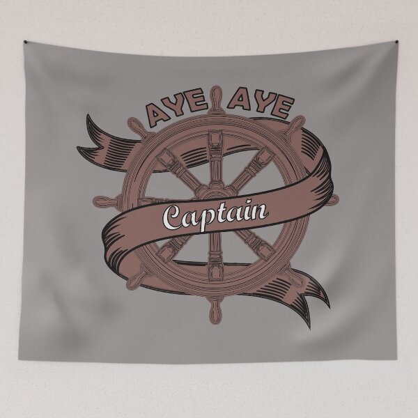 Item preview, aye aye captain ship's wheel designed and sold by TonnyArt.