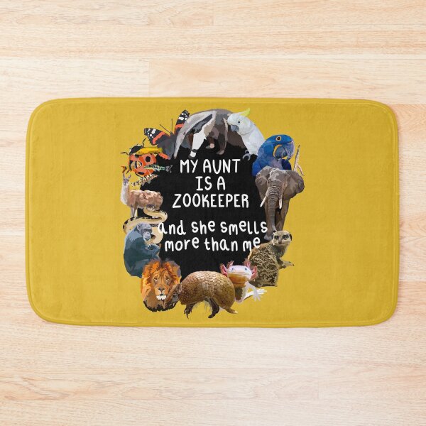 Item preview, A is for Auntie Zookeeper,Auntie Zookeeper Design – Dedicated Wildlife Care and Passionate Animal Keeper Artwork designed and sold by PrettylittlepastelUk.