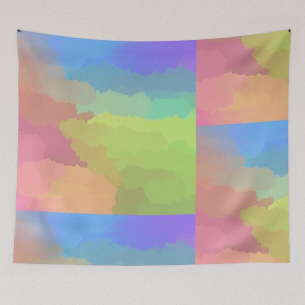 Item preview, Colorful Abstract Clouds Art designed and sold by toohot2trot189.