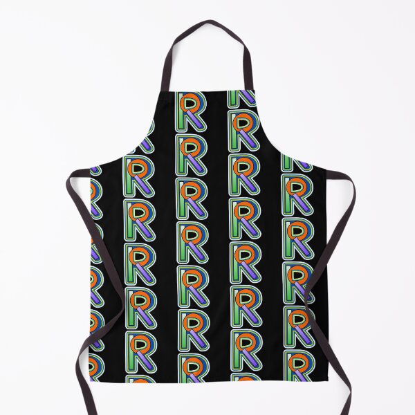 Item preview, Letter R (with a circle and two rectangles) designed and sold by artfulnotebook.