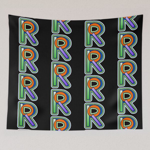 Item preview, Letter R (with a circle and two rectangles) designed and sold by artfulnotebook.