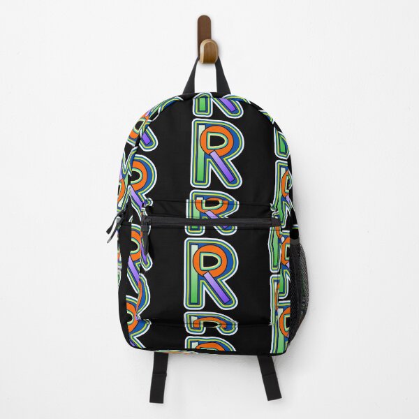 Item preview, Letter R (with a circle and two rectangles) designed and sold by artfulnotebook.