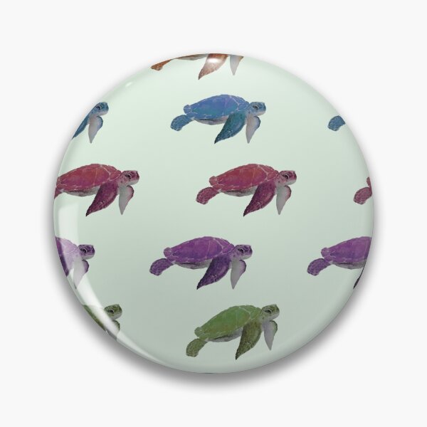 Item preview, beautiful turtles watercolour rainbow repeating pattern designed and sold by rosiebeeston.