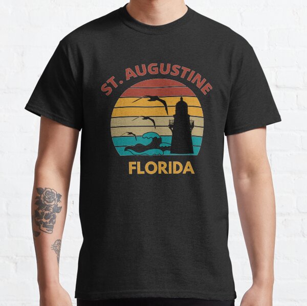 Item preview, St. Augustine Florida Retro Sunset Design designed and sold by adriana-holmes.