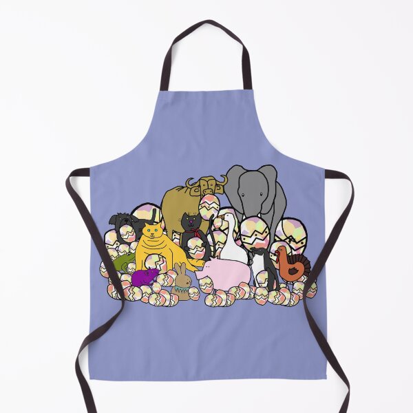 Item preview, Cute Funny Animals with Lots of Easter Eggs Food designed and sold by ellenhenry.