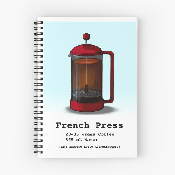 Item preview, Coffee Flashcards - French Press (Blue) designed and sold by Technomancer-01.