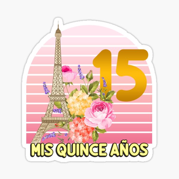 Mis Quince Anos Ooh La La Pink Paris Eiffel Tower T-Shirt