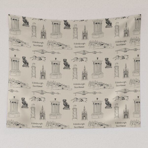 Item preview, Edinburgh, Scotland landmarks  designed and sold by Louisa Powell.