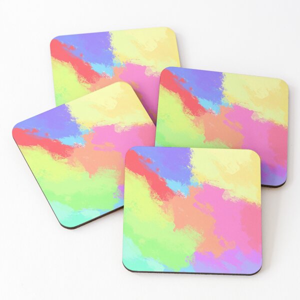 Item preview, Painted Abstract Rainbow Art designed and sold by toohot2trot189.