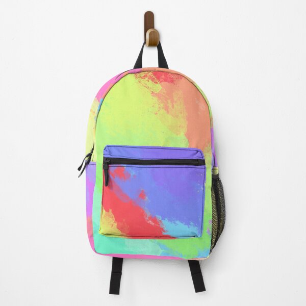 Item preview, Painted Abstract Rainbow Art designed and sold by toohot2trot189.