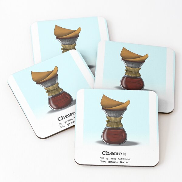 Item preview, Coffee Flashcards - Chemex (Blue) designed and sold by Technomancer-01.