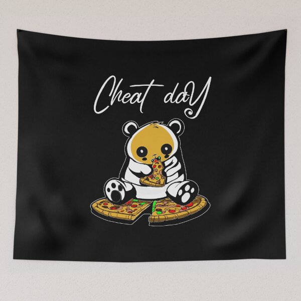 Item preview, Cheat day --- Exercise pizza designed and sold by glitchman2.