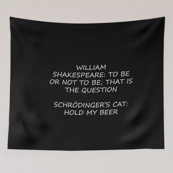 Aperçu de l'œuvre Cadeau drôle de chat Schrödinger créée et vendue par elwizkhalifa.