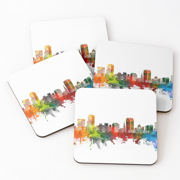 Item preview, little rock skyline watercolor designed and sold by BekimART2.