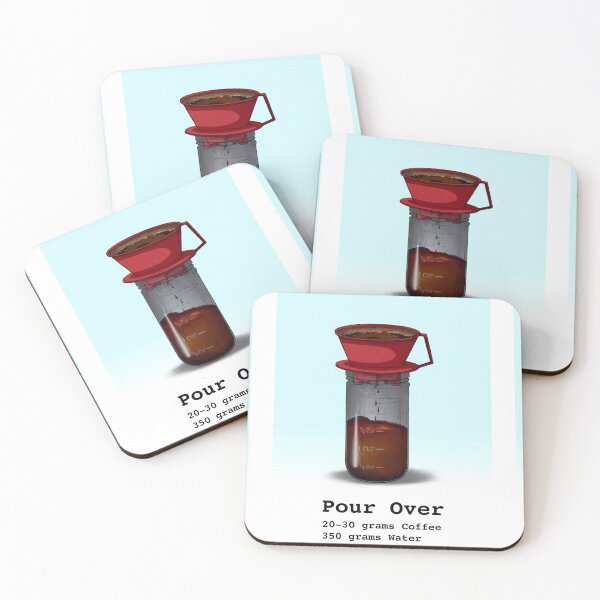 Item preview, Copy of Coffee Flashcards - Pour Over (Blue) designed and sold by Technomancer-01.