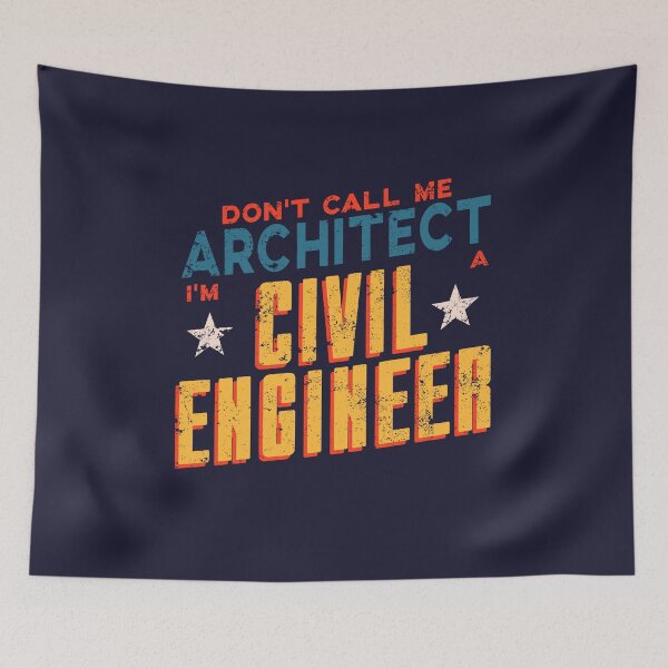 Item preview, Civil Engineer Cool Retro Funny Quote designed and sold by sillyquestions.